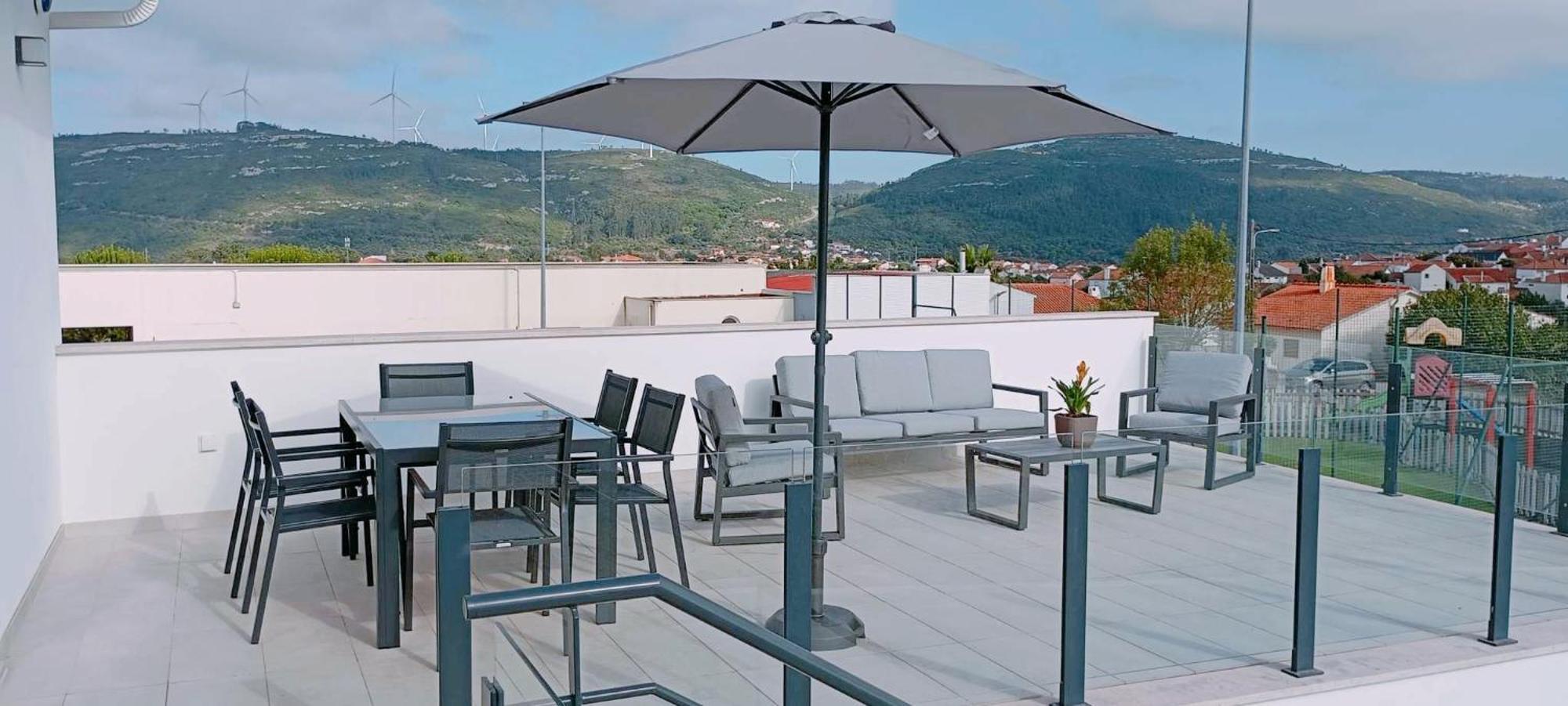 Casa De Lazer Da Cha Villa Alqueidao da Serra ภายนอก รูปภาพ