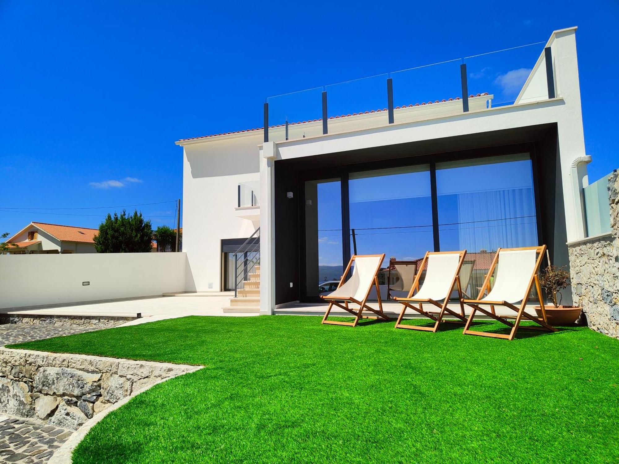Casa De Lazer Da Cha Villa Alqueidao da Serra ภายนอก รูปภาพ